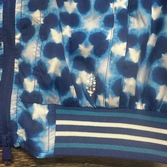 FP Movement by Free People Blue Patterned Bomber Jacket - Picture 6 of 6